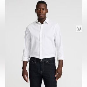 Express NWT 1MX Extra Slim Fit White Dress Shirt
